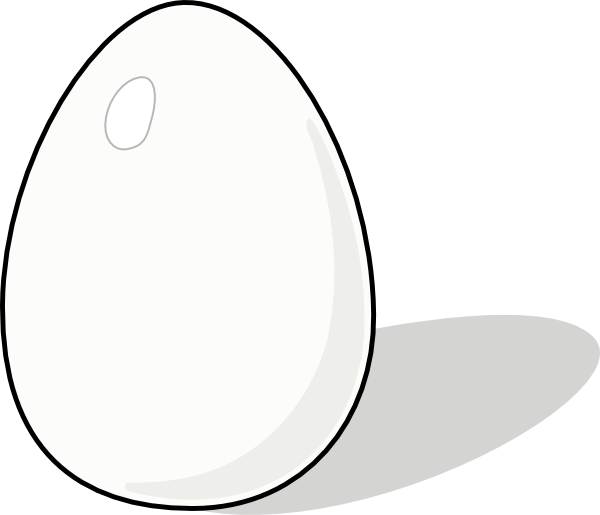 Moving clipart easter. White egg clip art