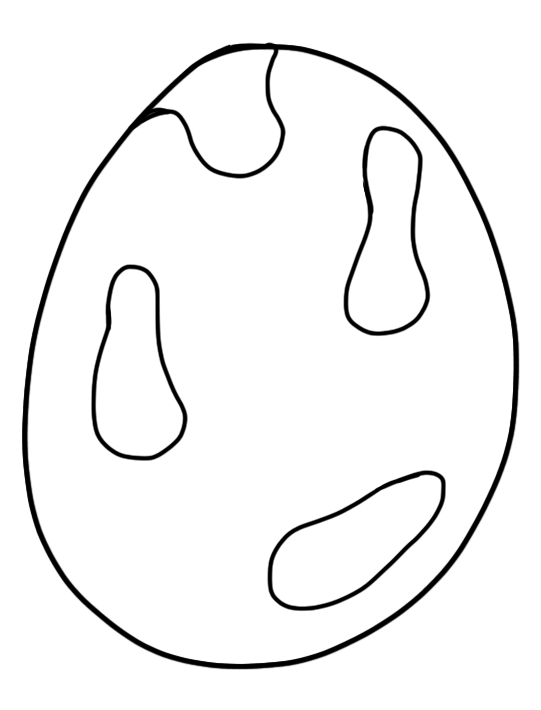 egg clipart dino