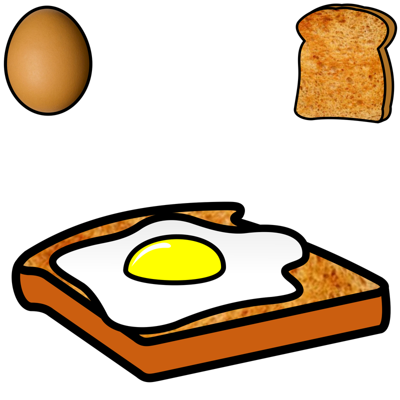 Square clipart toast. Symbol food egg talksense