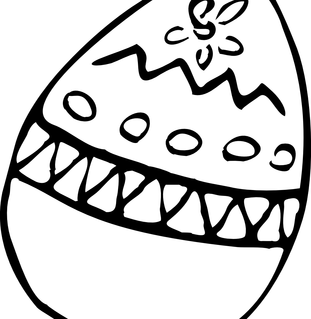 egg clipart line drawing