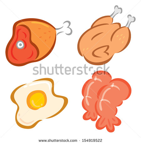 eggs clipart meat