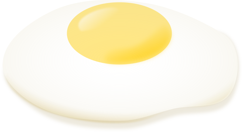 egg clipart sunny side up