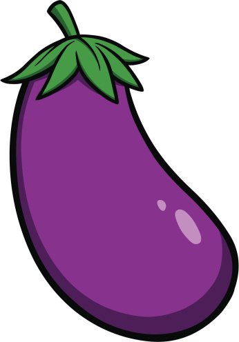 eggplant clipart animated