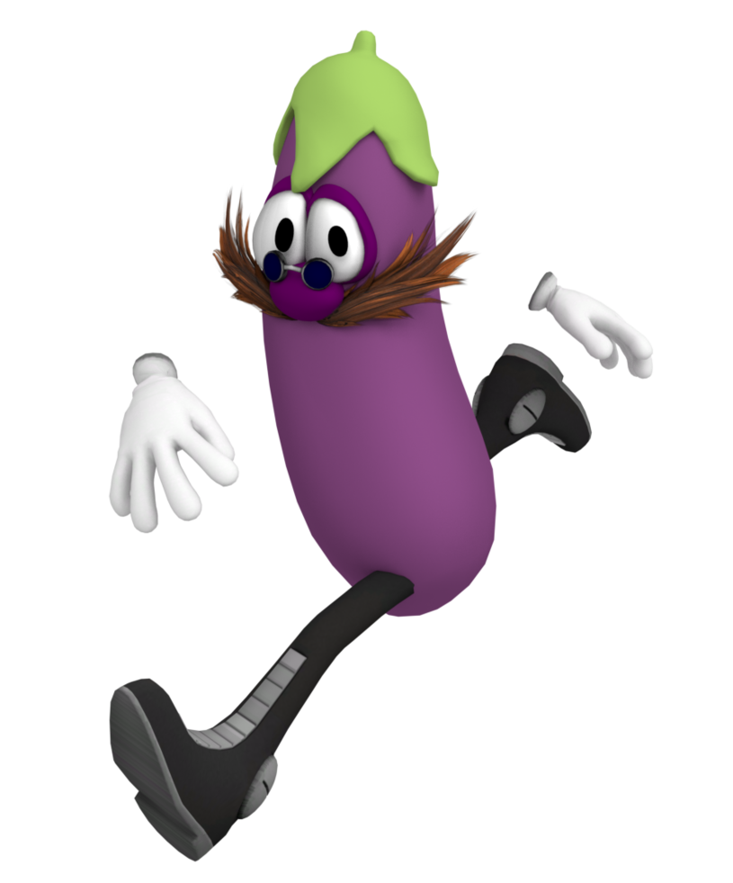 eggplant clipart character