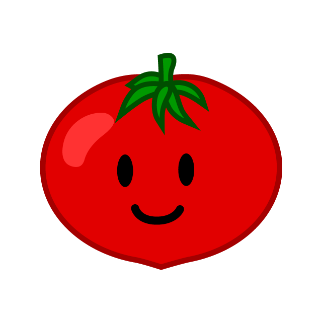 Free tomato character image. Eggplant clipart cute
