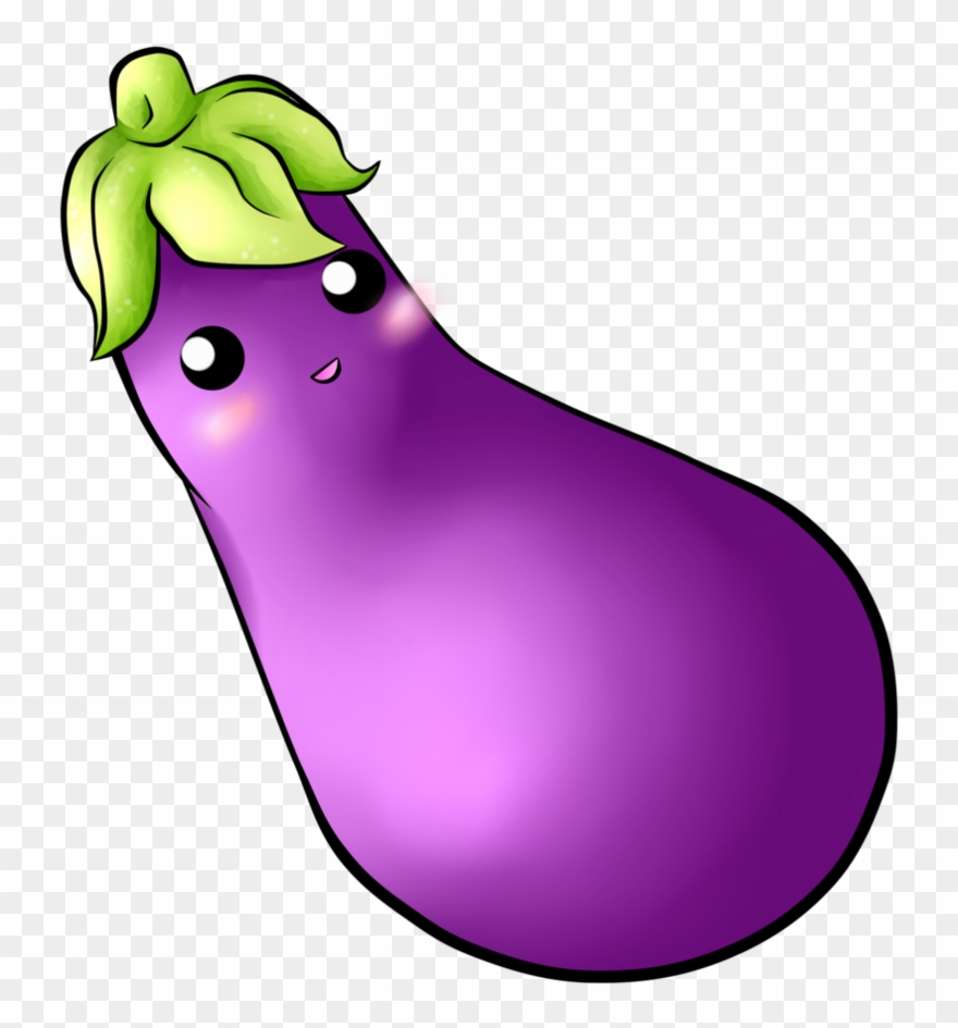 Png cartoon . Eggplant clipart cute