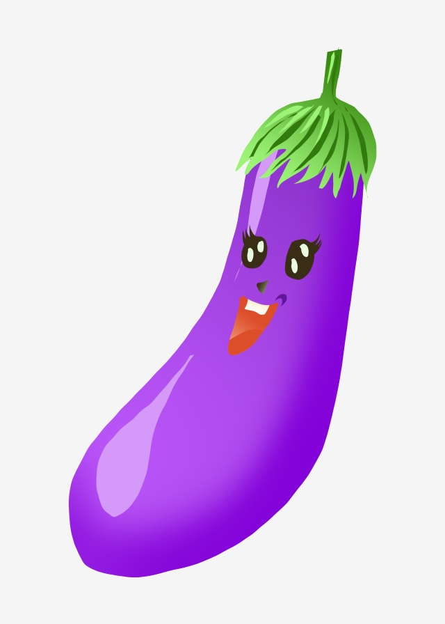 eggplant clipart face