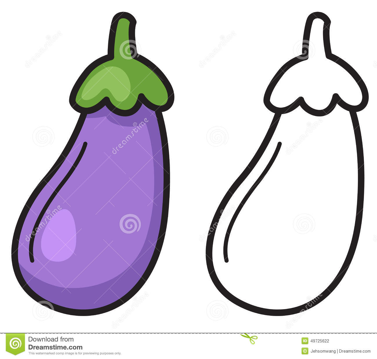 eggplant clipart object