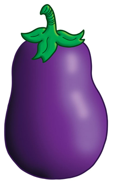 eggplant clipart printable