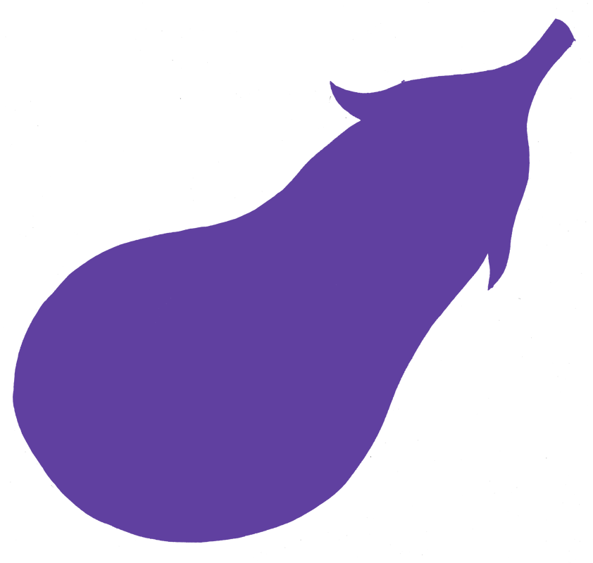 eggplant clipart purple colour