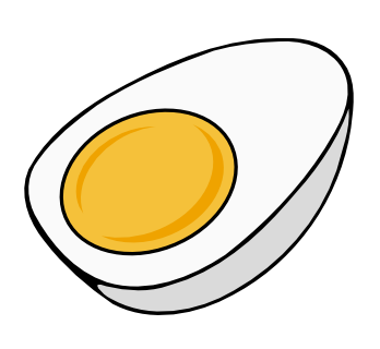 egg clipart cooked egg