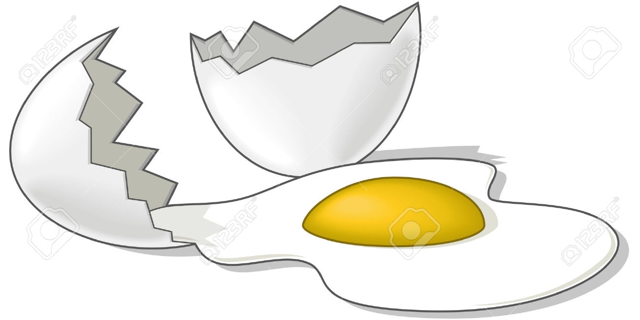 Fresh design digital collection. Eggs clipart