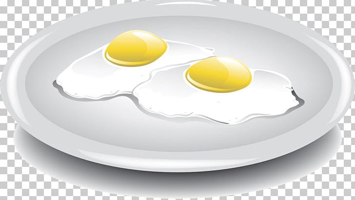 Fried omelette breakfast plate. Eggs clipart egg dish