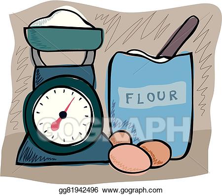 eggs clipart flour