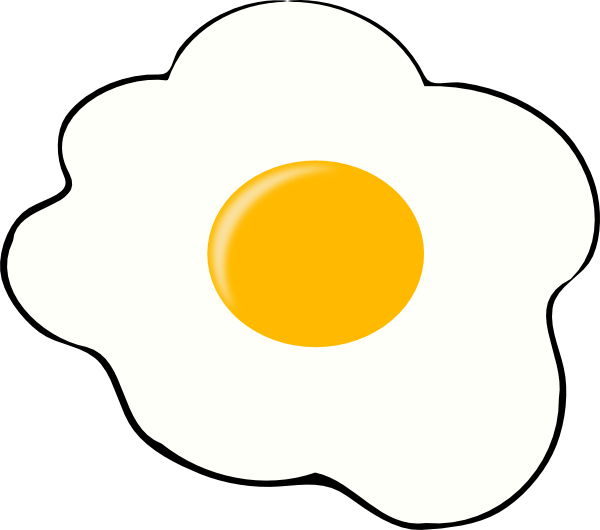 Eggs clipart plate. Breakfast fried egg free