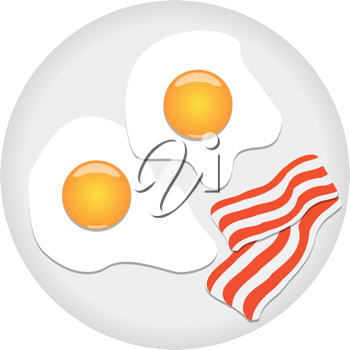 Eggs clipart plate. Royalty free image of