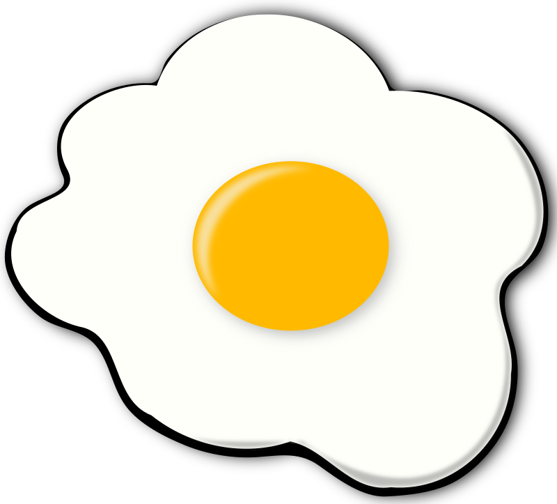 eggs clipart sunny side up