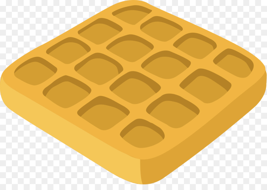 waffle clipart yellow