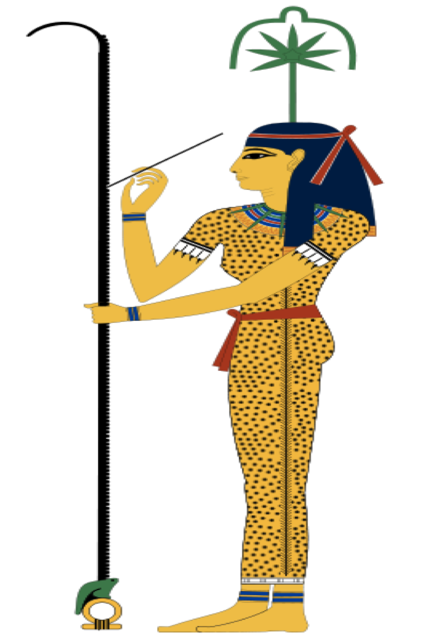 Writer clipart scribe. Queen seshat egyptian goddess