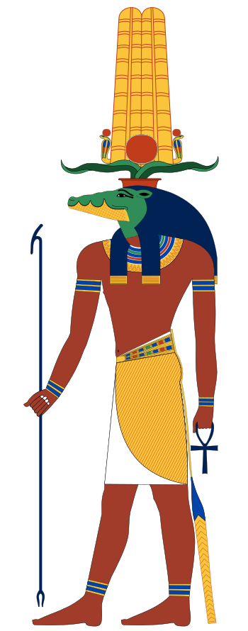 Sobek est le fils. Egypt clipart fayoum