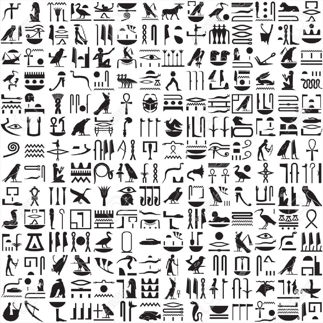 egypt clipart hieroglyphics