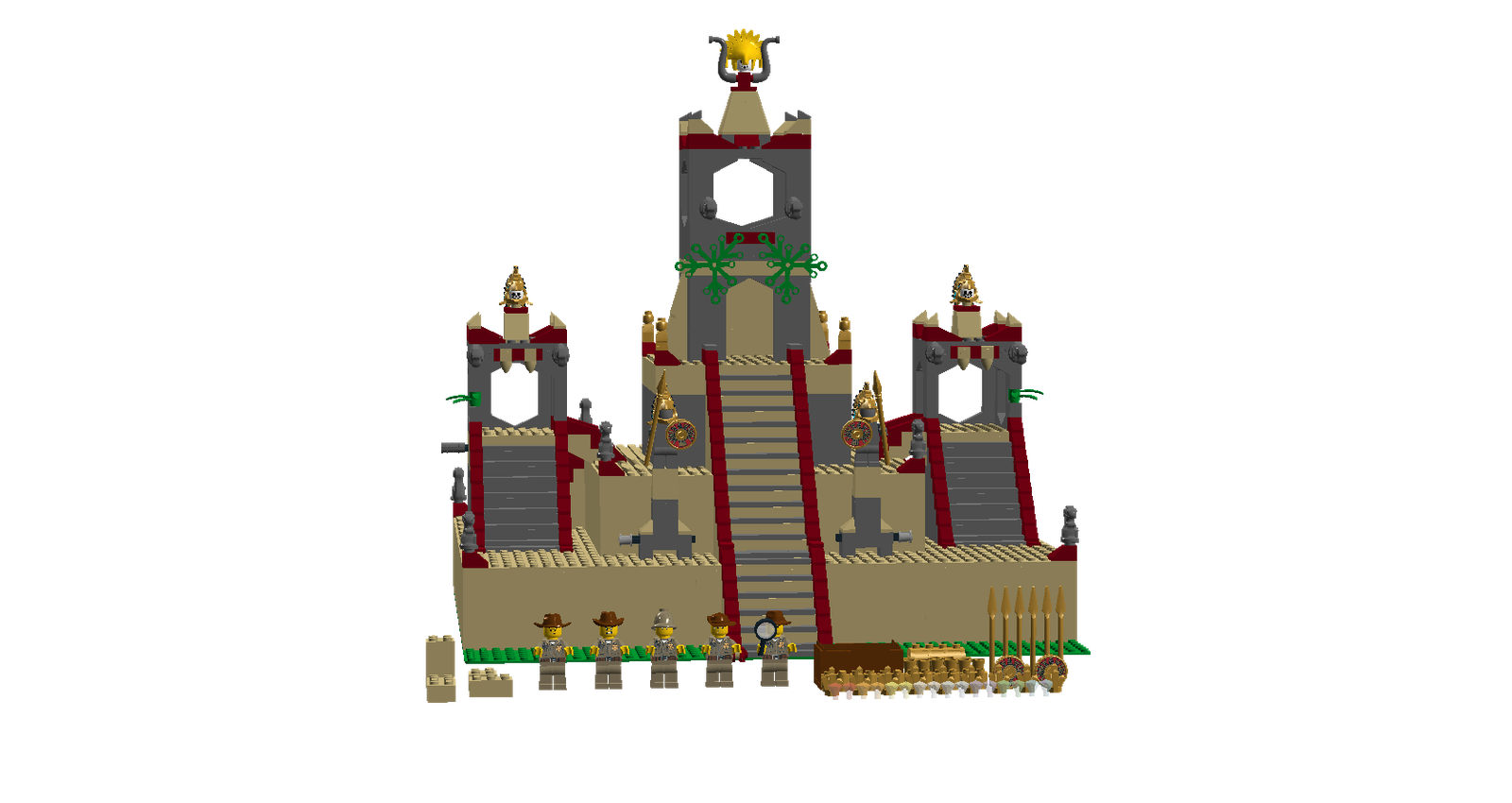Lego ideas product un. Egypt clipart inca temple