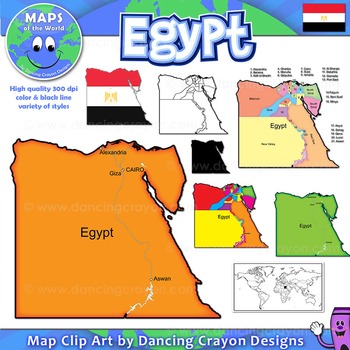 egypt clipart map