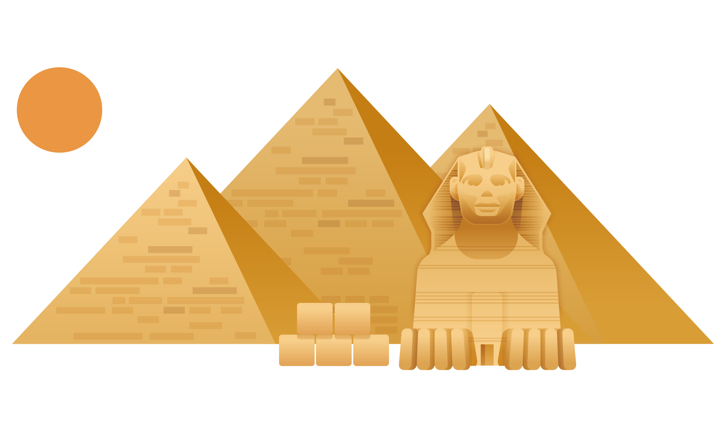 egypt clipart pyramids outline