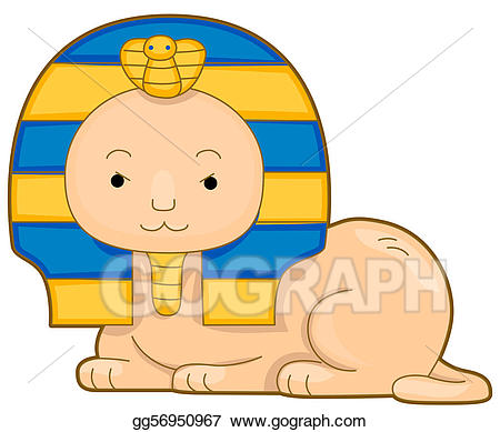 Sphinx stock illustration gg. Egypt clipart sphynx