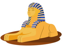 egyptian clipart sphinx