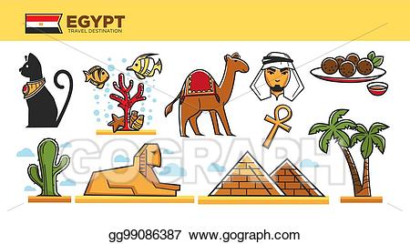 Egypt clipart tree egypt. Clip art vector travel