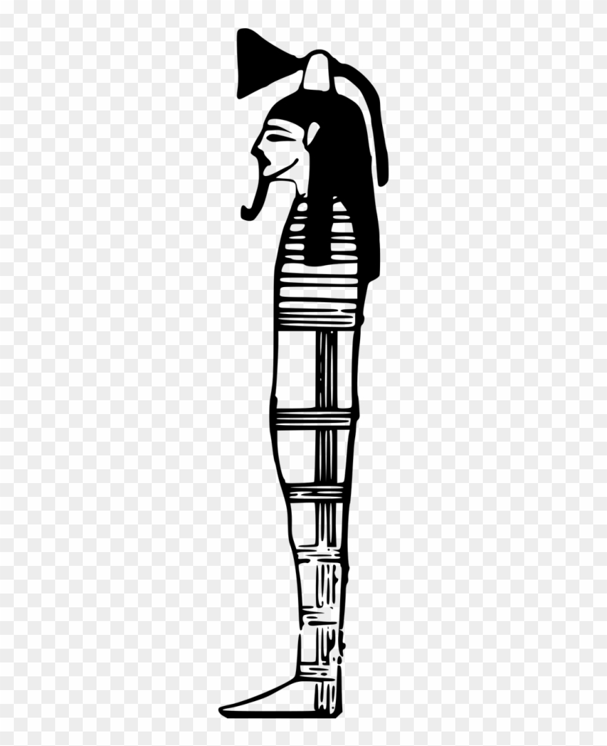 egyptian clipart black and white