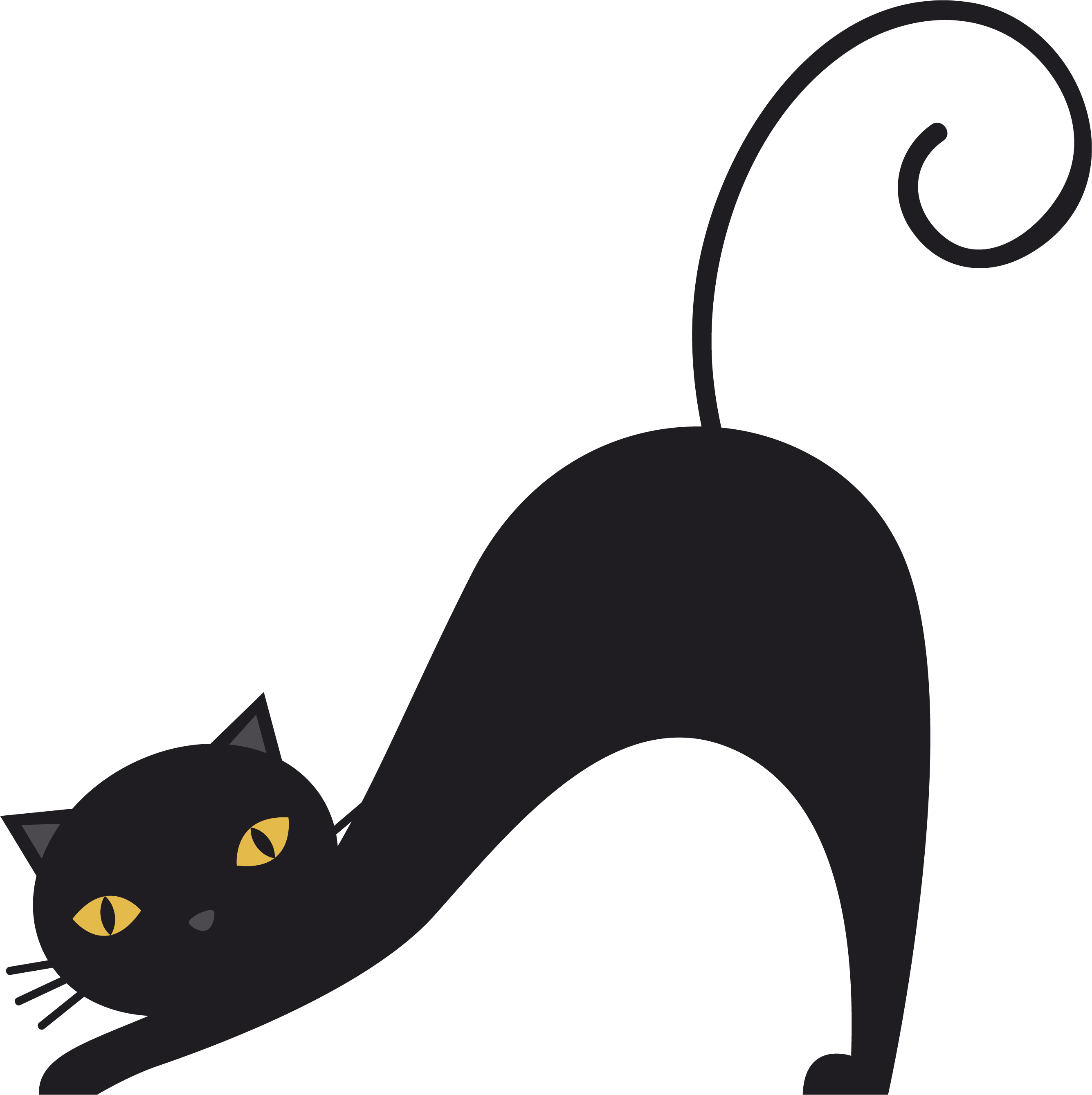 egyptian clipart black cat
