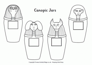 egyptian clipart canopic jar
