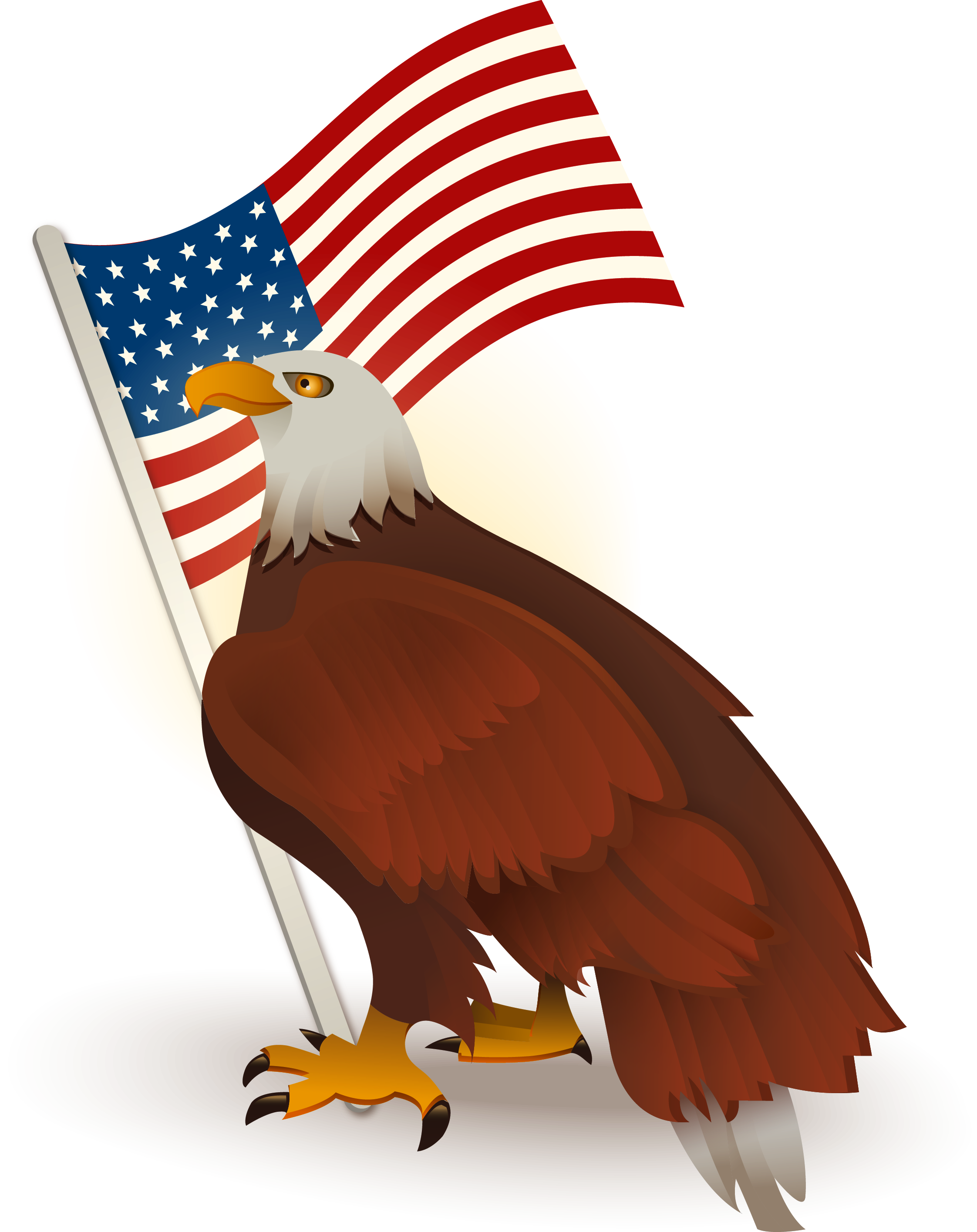 united states clipart american flag eagle