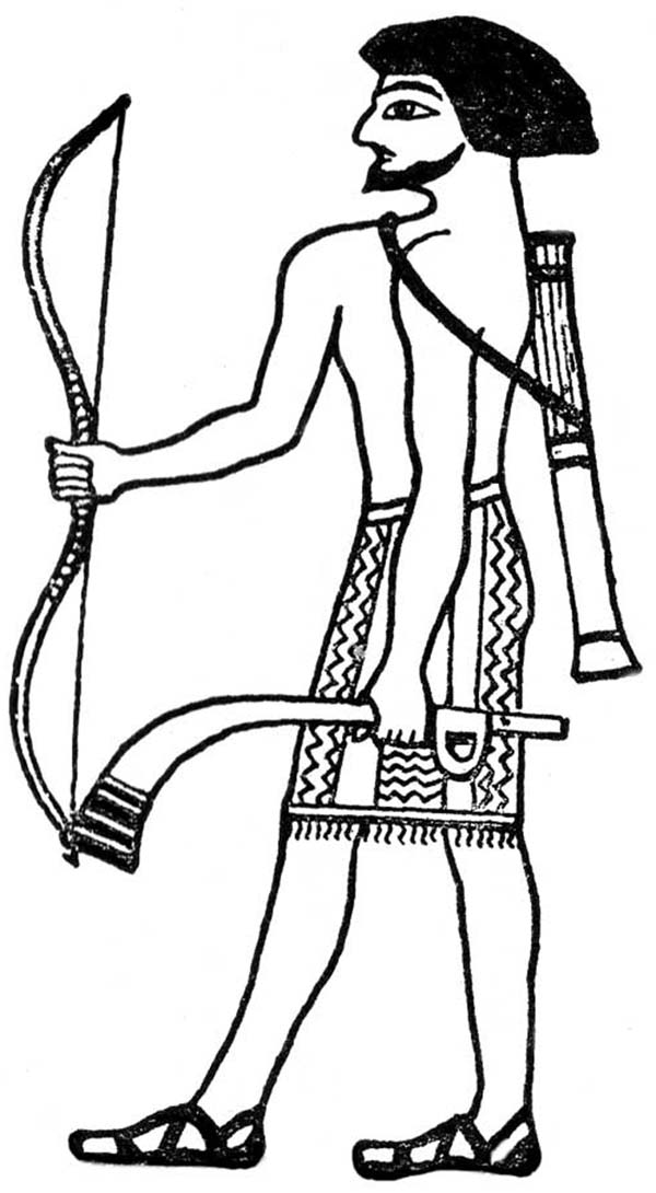 Ancient figures colouring pages. Egyptian clipart egyptian figure