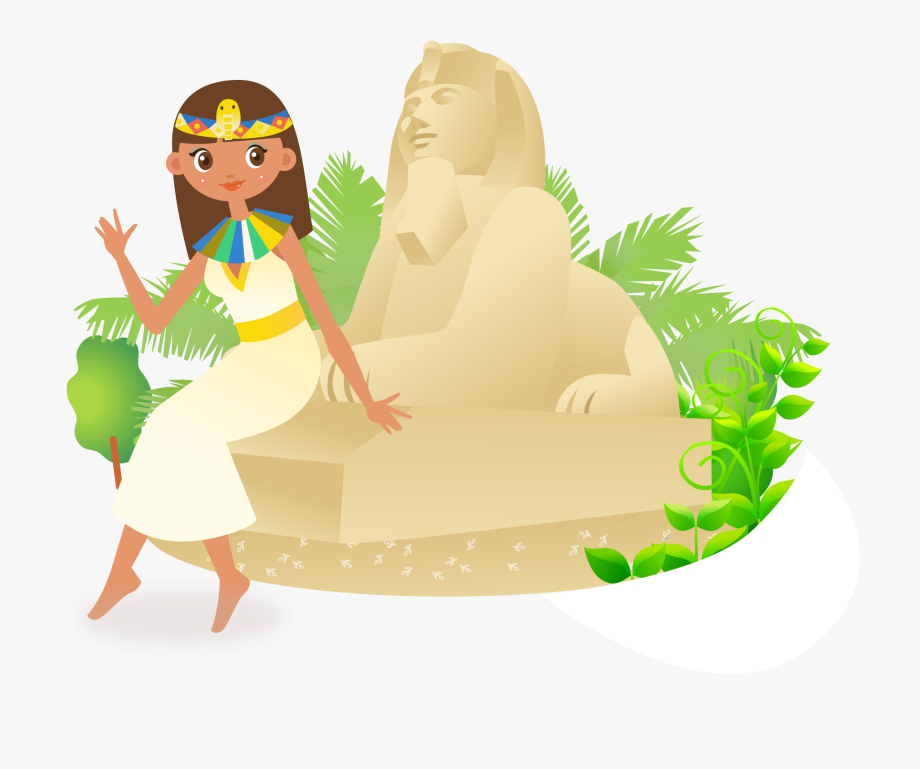 Egyptian clipart girl egyptian. Egypt great sphinx of
