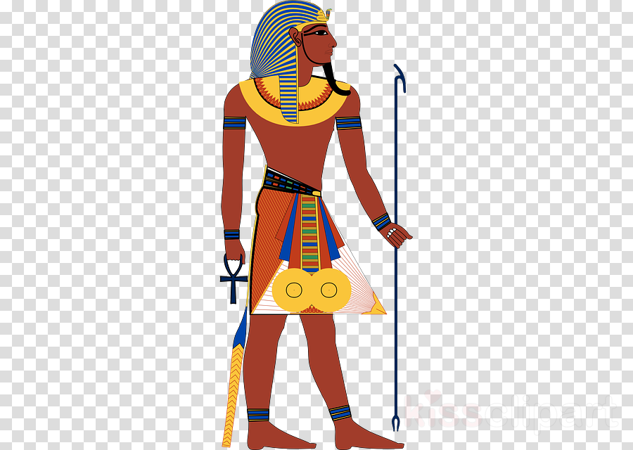 Egyptian clipart pharo. Cartoon history clothing 