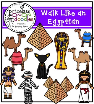 egyptian clipart walk