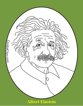 Einstein clipart famous person. Albert clip art coloring