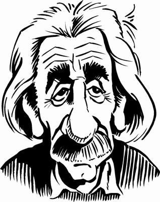 einstein clipart line albert einstein