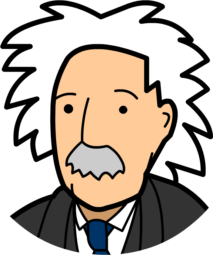Albert icon png . Einstein clipart science quiz