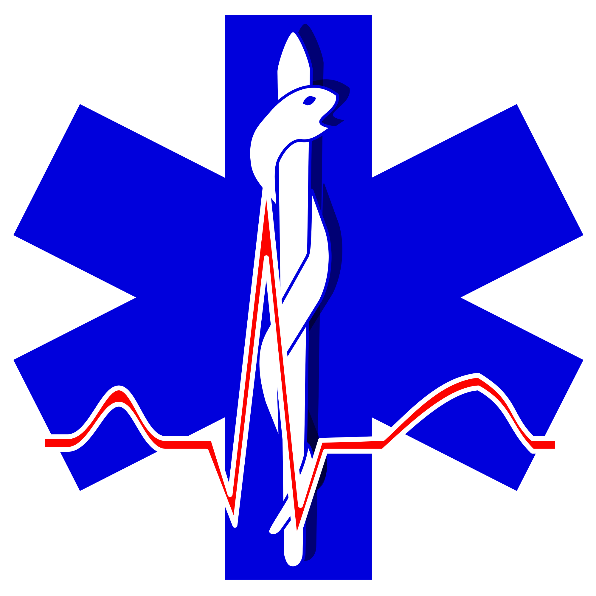 Ekg clipart svg. File paramedic cross wikimedia