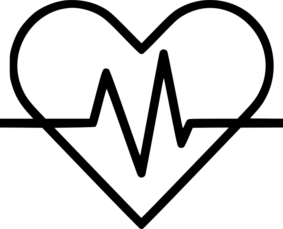 Ekg symbol group heart. Heartbeat clipart svg