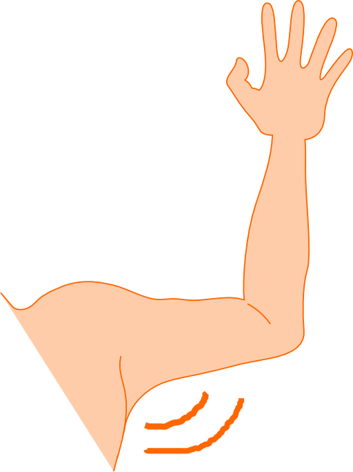 Arm pit i royalty. Elbow clipart force
