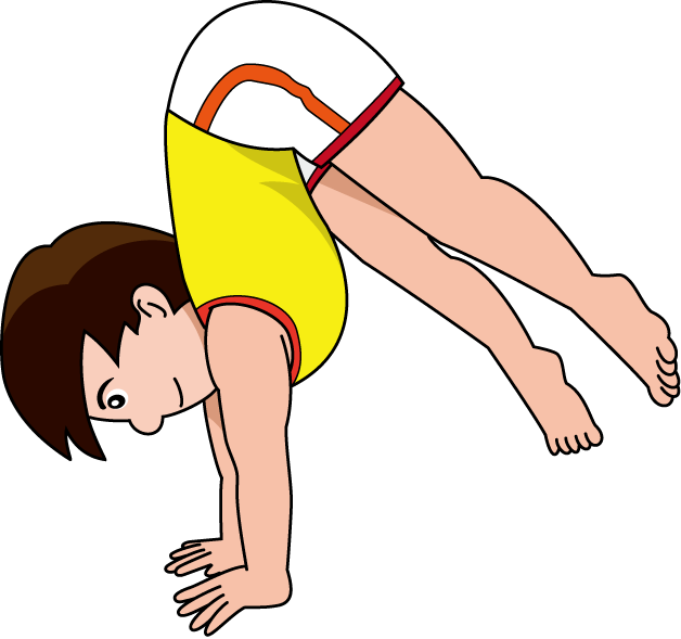 Gymnastics handstand clip art. Elbow clipart muscle