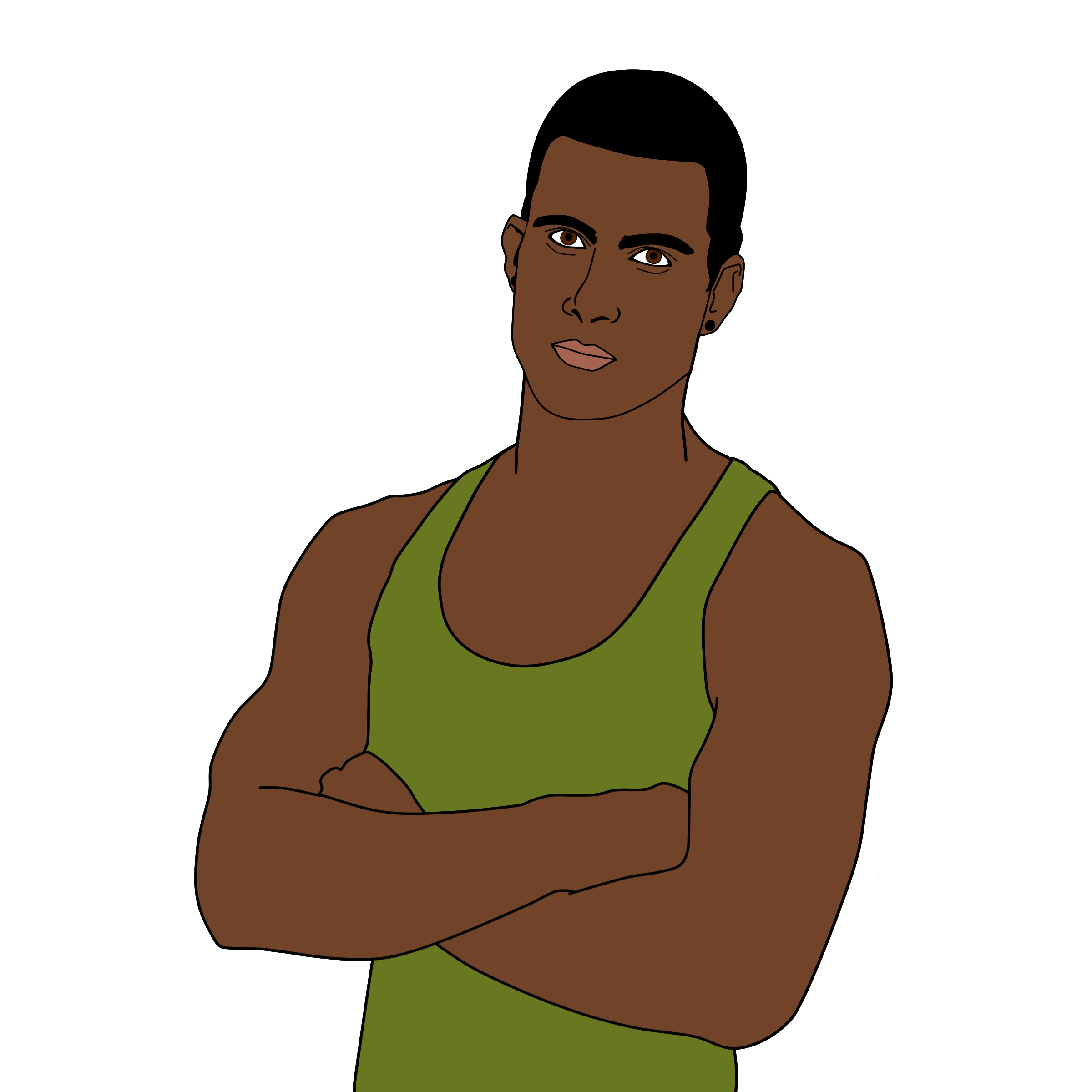 muscle clipart neck