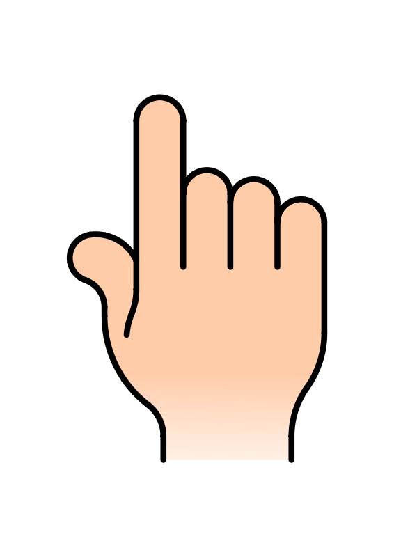  collection of touch. Finger clipart pinky finger