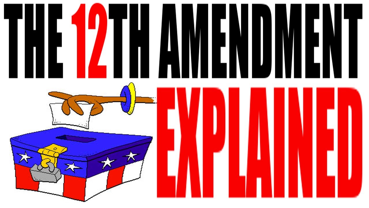 The th explained american. Election clipart 12th amendment