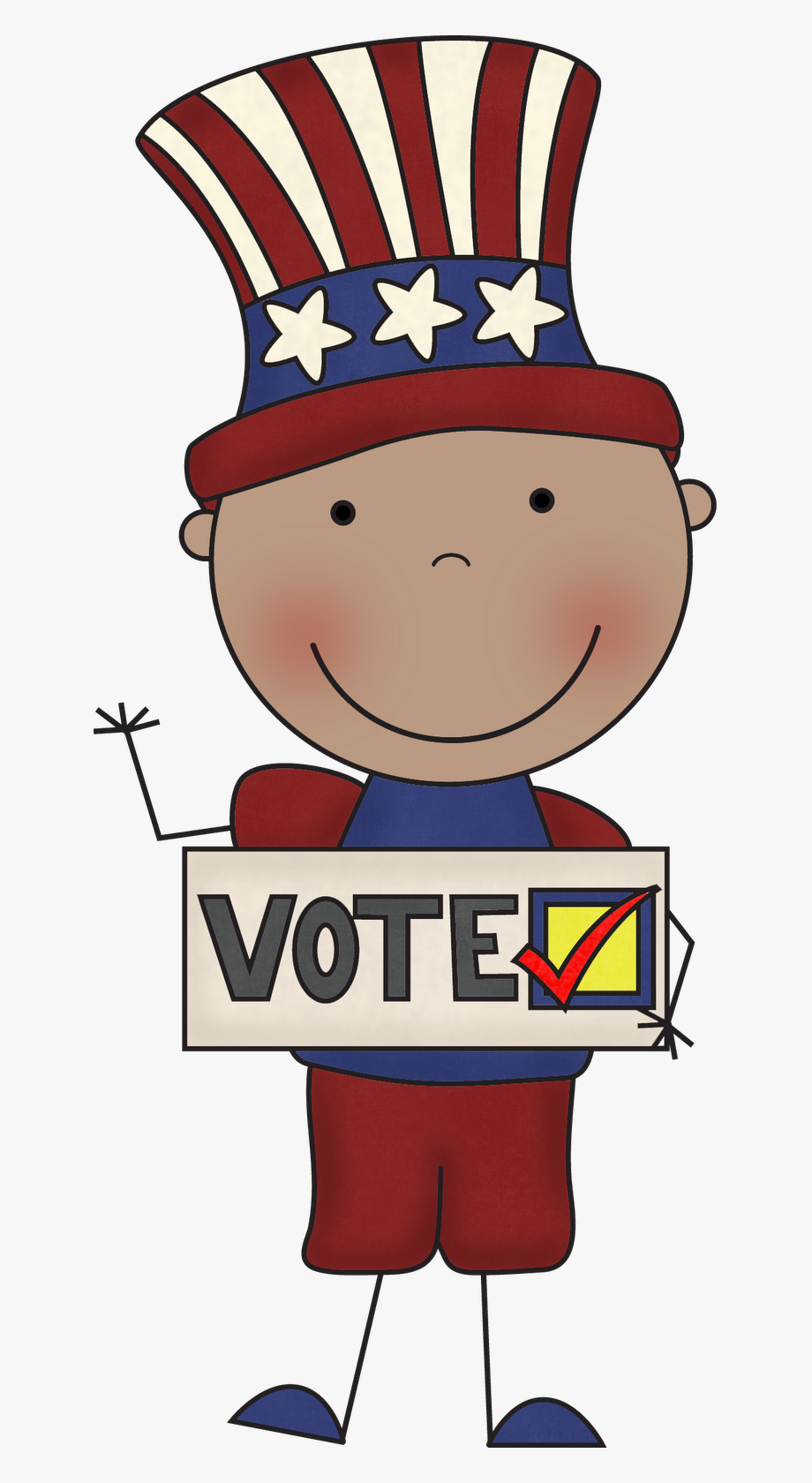 election clipart kid